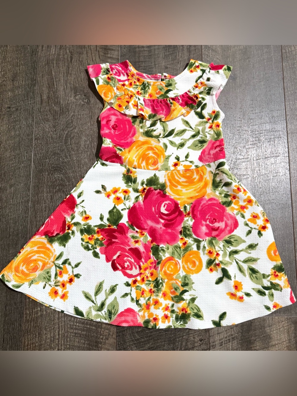 The Children’s Place Little Girls Floral Dress size S 5/6